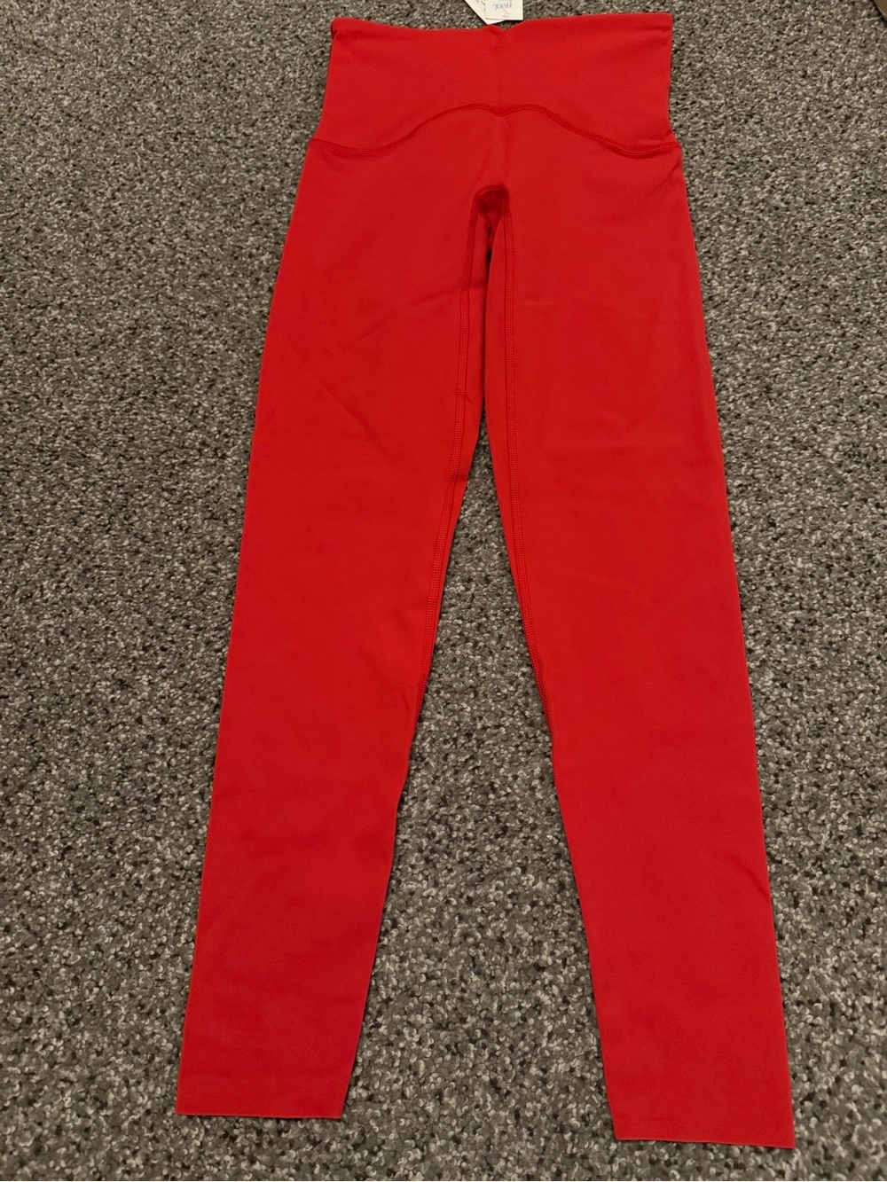 SPANX womens High-Waist Red Leggings